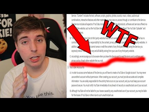 Reading The Youtube Terms Of Service