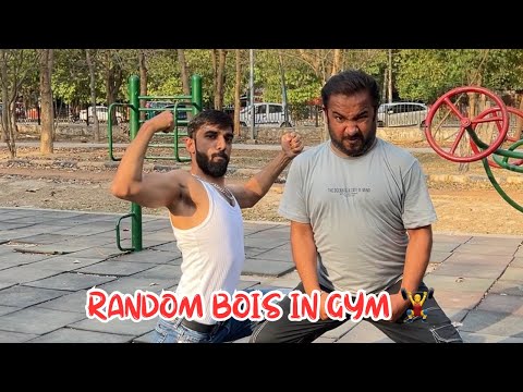 Random bois in gym ft. @thecalmguyyy