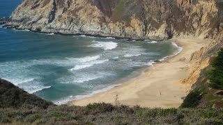 preview picture of video 'Gray Whale Cove State Beach, Montara - 360 Degree View'