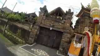 Cycling through Bali Countryside Spring 2014