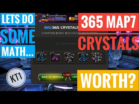 365 Map7 Crystal Opening + Number Crunching! Thx To XSTENCEX!