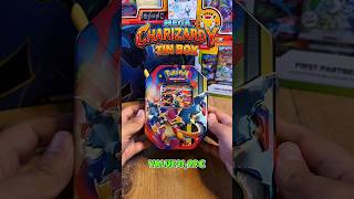 This Mega Charizard Tin shocked me!😱 #pokemon #pokemoncards #megacharizard #pokemontcg