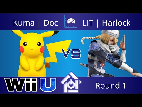 NaCl 5/6/17 - Kuma | Doc (Pikachu) vs LiT | Harlock (Sheik) - Smash 4 Round 1