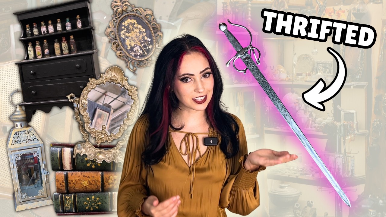 I Thrift Shopped for Cottage Fantasy Decor! | High Fantasy, Cottagecore, Medieval Style Decor