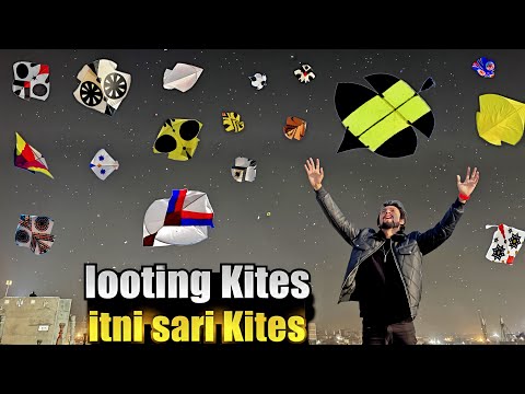 Lahore Androon Basant Night🤩TukeL Chamair Le ||Subki Kites Kat De😱|| itni Sari Kites Pakri Aj😁!