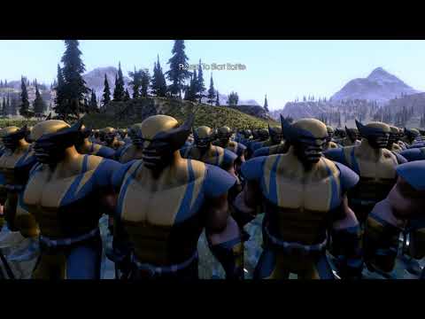 2000 Wolverines vs 2000 Black Panther-Ultimate Epic Battle Simulator!