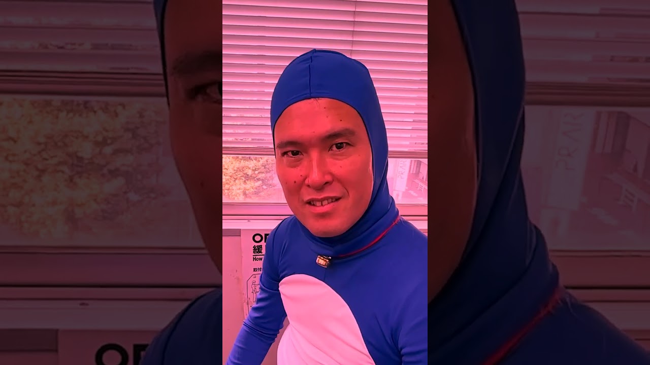 本気のドラえもんメイクでハロウィン