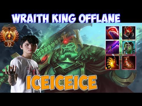 Iceiceice - Wraith King Offlane | Top Rank Pro Gameplay - Dota 2