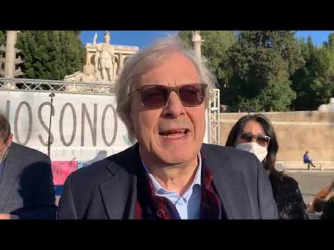 Un Governo che limita lo sport è un Governo criminale. (Roma, Piazza del Popolo, 21/11/2020)