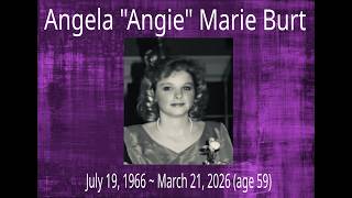 Angela Angie Marie Burt Funeral  3/27/2026