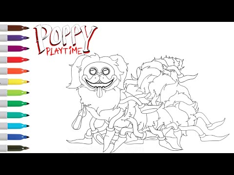 Poppy Playtime PJ Pug-A-Pillar Coloring Book Page | Poppy Playtime Chapter 2