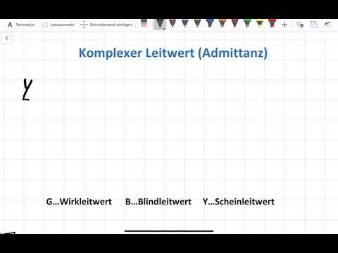 Admittanz (Komplexer Leitwert)