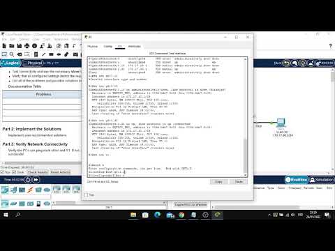 4.4.8 Packet Tracer - Troubleshoot Inter-VLAN Routing