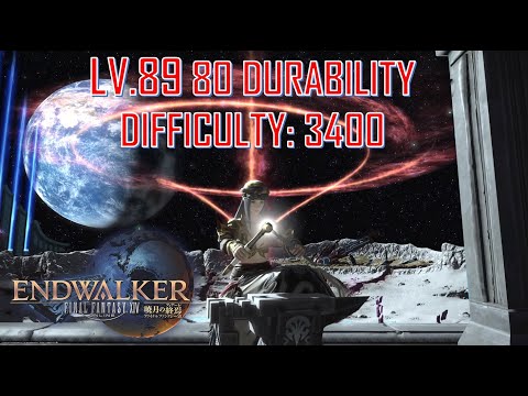 Final Fantasy XIV - Lv.89 • 80 Durability 3400 Difficulty Patch 6.0