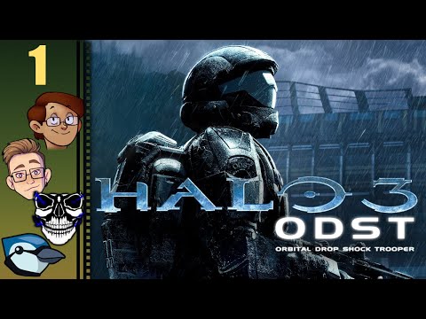 Let's Play Halo 3: ODST Co-op Part 1 - Prepare to Drop