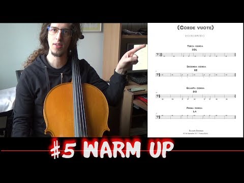 Violoncello - #5 riscaldamento (corso per principianti)