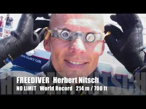 Freediver Herbert Nitsch - WR#20 2007 No Limit 702 ft (214 m)