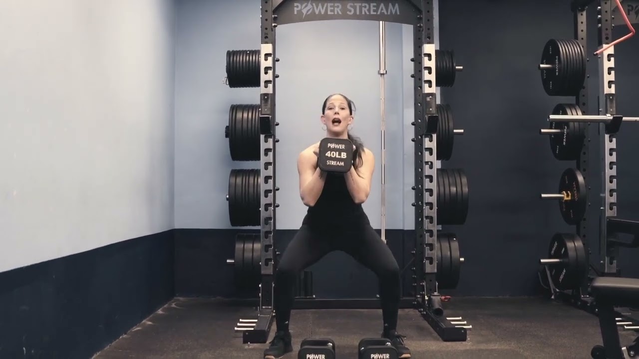 스퀘어 덤벨 고블렛 스쿼트 – 근력과 안정성 강화