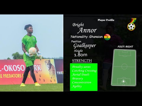 Nzema Kotoko Short-Stopper BRIGHT ANNOR is in fine form.