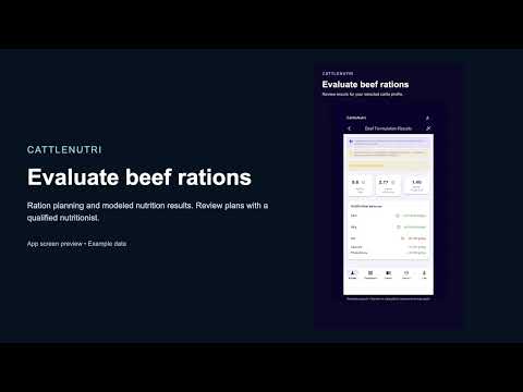 CattleNutri: Cattle Rations video thumbnail