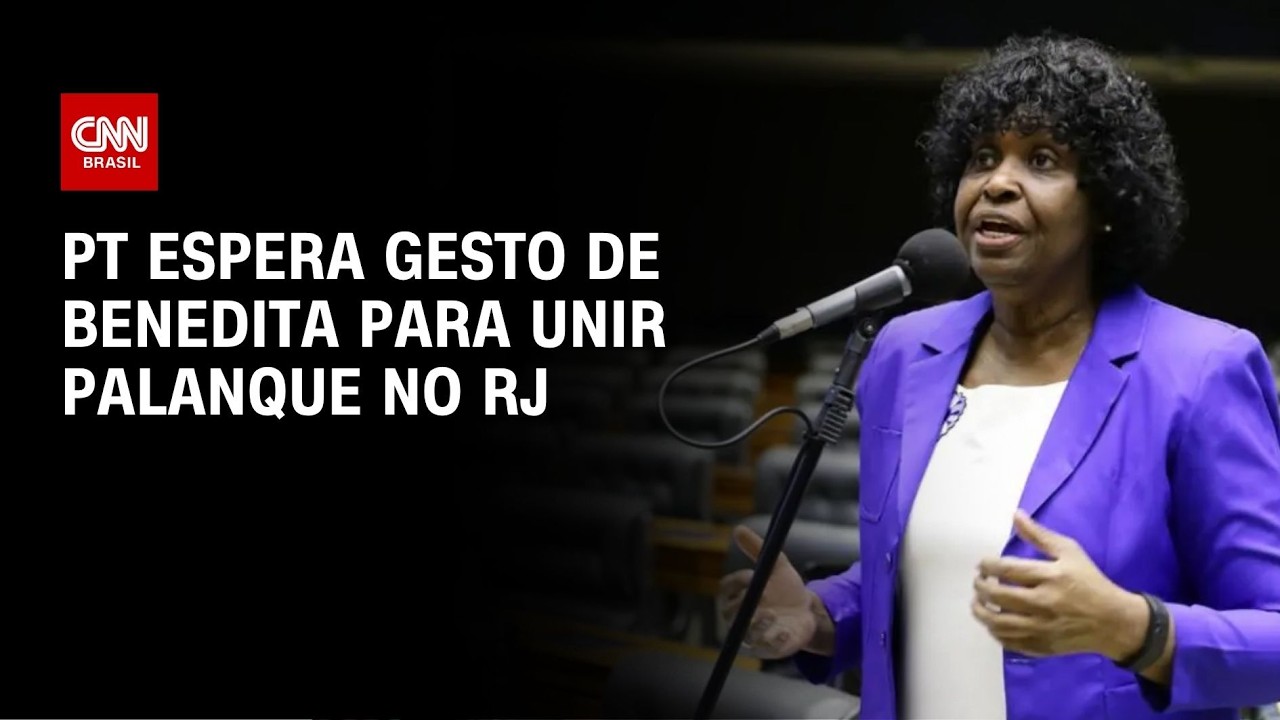 Eleições 2026: PT aguarda gesto de Benedita da Silva para compor palanque no RJ | CNN 360º