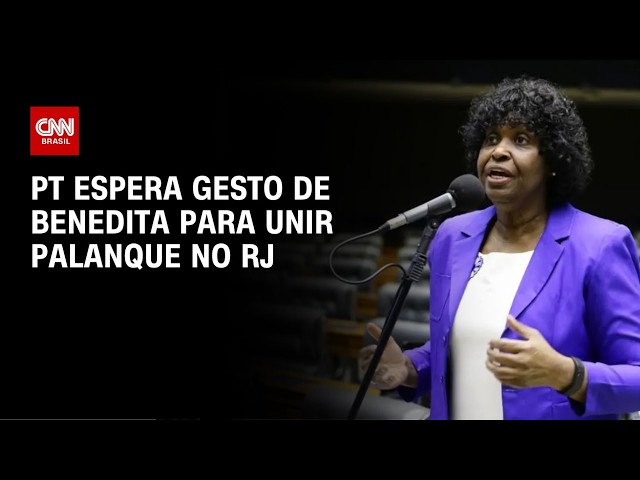 Eleições 2026: PT aguarda gesto de Benedita da Silva para compor palanque no RJ | CNN 360º