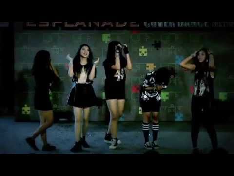 "Amorette" cover "Electric Shock+Rum Pum Pum Pum" f(x) @ audition "Esplanade Cover Dance Contest"