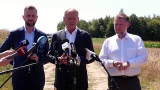 Rosyjski pocisk nad Polską. Premier Tusk na miejscu zdarzenia, wojsko gotowe do zestrzelenia