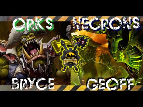 40k ITC - Geoff (Necrons) vs Bryce (Orks)