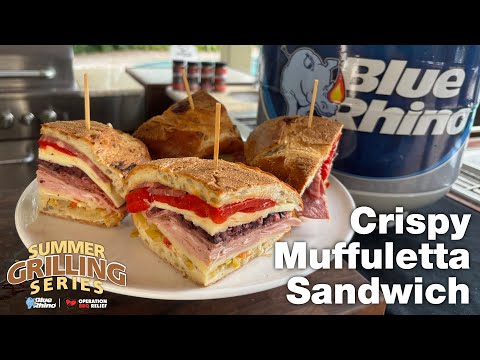 Crispy Muffuletta Sandwich Recipe | Blue Rhino