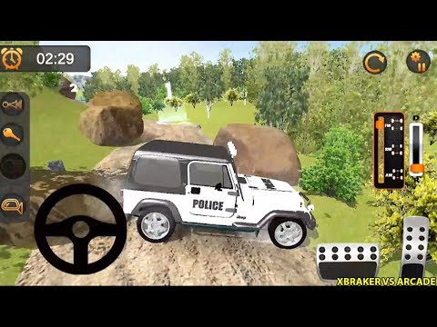 Offroad Police Jeep 4x4 Driving Simulator: Mountain Police Car Driving - Android GamePlay 3D