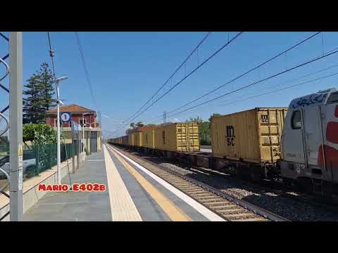 E494.524 Akiem (Medway) merci 57151 TC Nola Interporto-San Ferdinando 