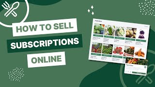 How to Sell Subscriptions Online | Local Line Features