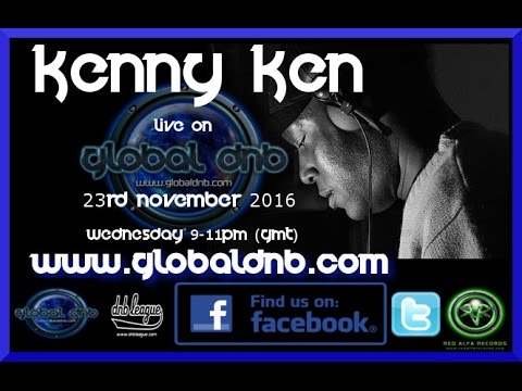 Kenny Ken  & MC Margaman Studio Cam Recorded live off www.globaldnb.com  23 11 2016