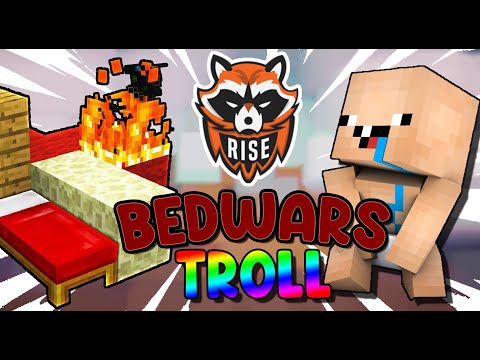 NOOB TAKLİDİ YAPARAK TROLLEDİM!! | CraftRise Bedwars