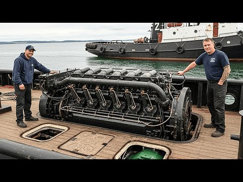 Brothers Bought A Tugboat For Scrap — The Engine Room Find Was Worth A Fortune...