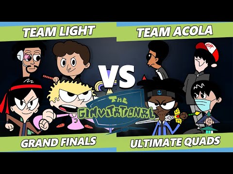Gimvitational Quads GRAND FINALS - Team Light Vs. Team acola - SSBU Smash Ultimate Tournament