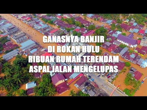 Pasca Banjir, Aspal Jalan Tuanku Tambusai di Rohul Mengelupas