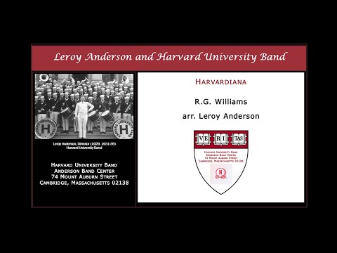Leroy Anderson Biography - Harvard Band 1929 - 1935