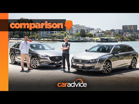 2020 Peugeot 508 GT v Mazda 6 Atenza comparison: wagon showdown | CarAdvice