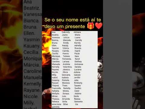 Names of the most perfect girls in the world 🥺❤️