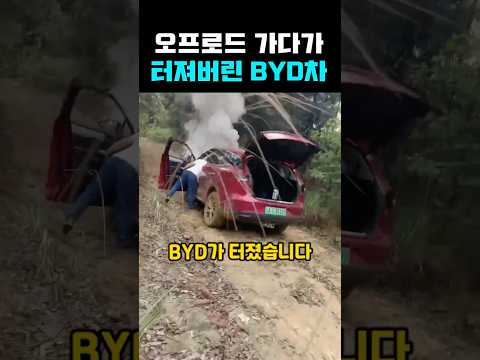 오프로드 가다가 터져버린 BYD