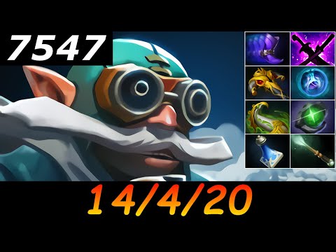 Dota 2 Gyrocopter 7547 MMR 14/4/20 (Kills/Deaths/Assists) Ranked Full Gameplay