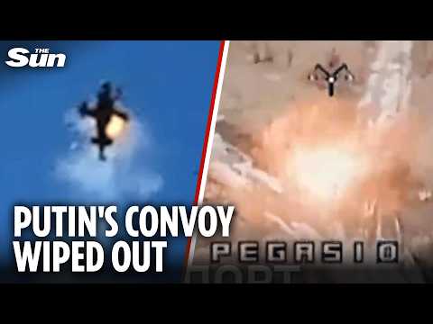 Putin's tank convoy ANNIHILATED as Russian forces fail to advance on Kostiantynivka front