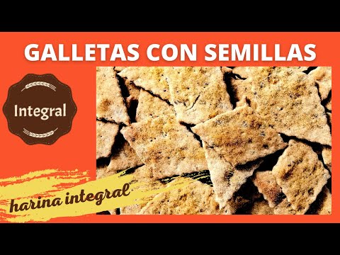 CRACKERS with WHOLE FLOUR AND SEEDS