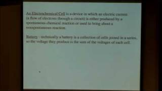25. Electrochemical cells