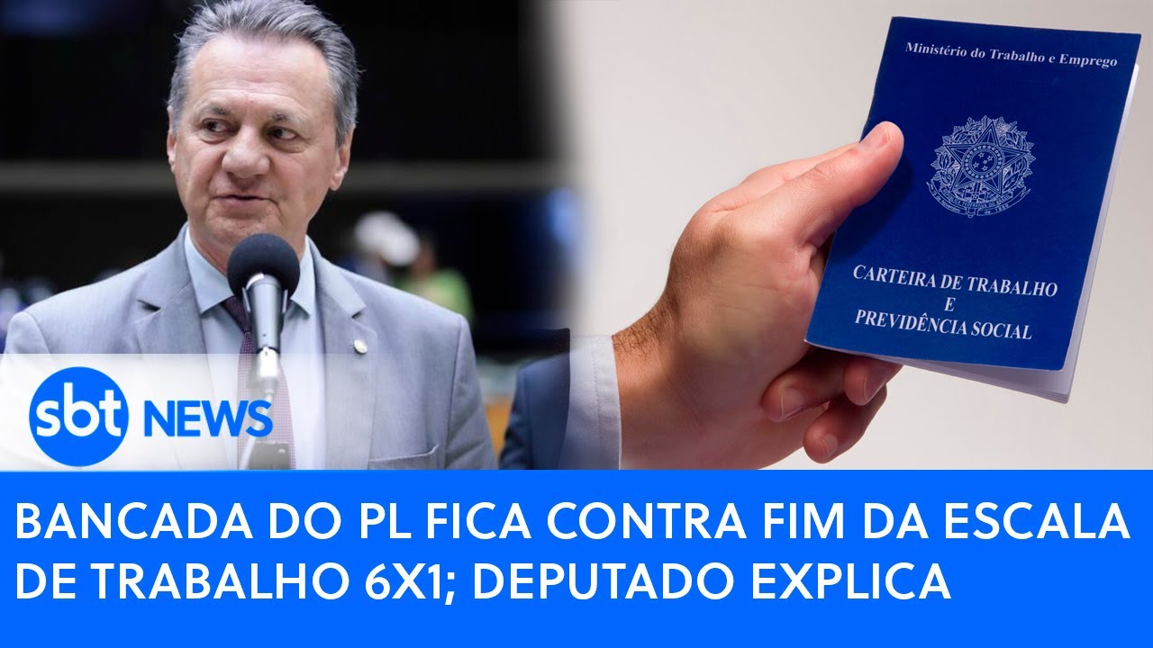 Bancada do PL fica contra fim da escala de trabalho 6x1; deputado explica | SBT News