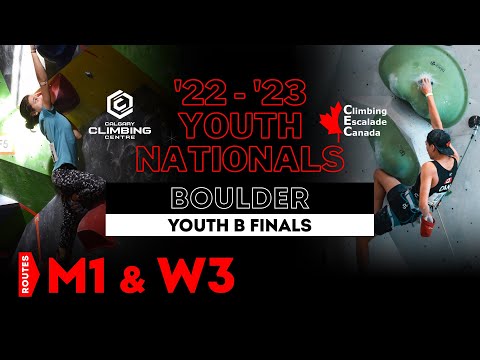 2022-23 CEC Youth Boulder National Championships 🧗 Youth B Finals | M1 W3 [May 20, 2023]