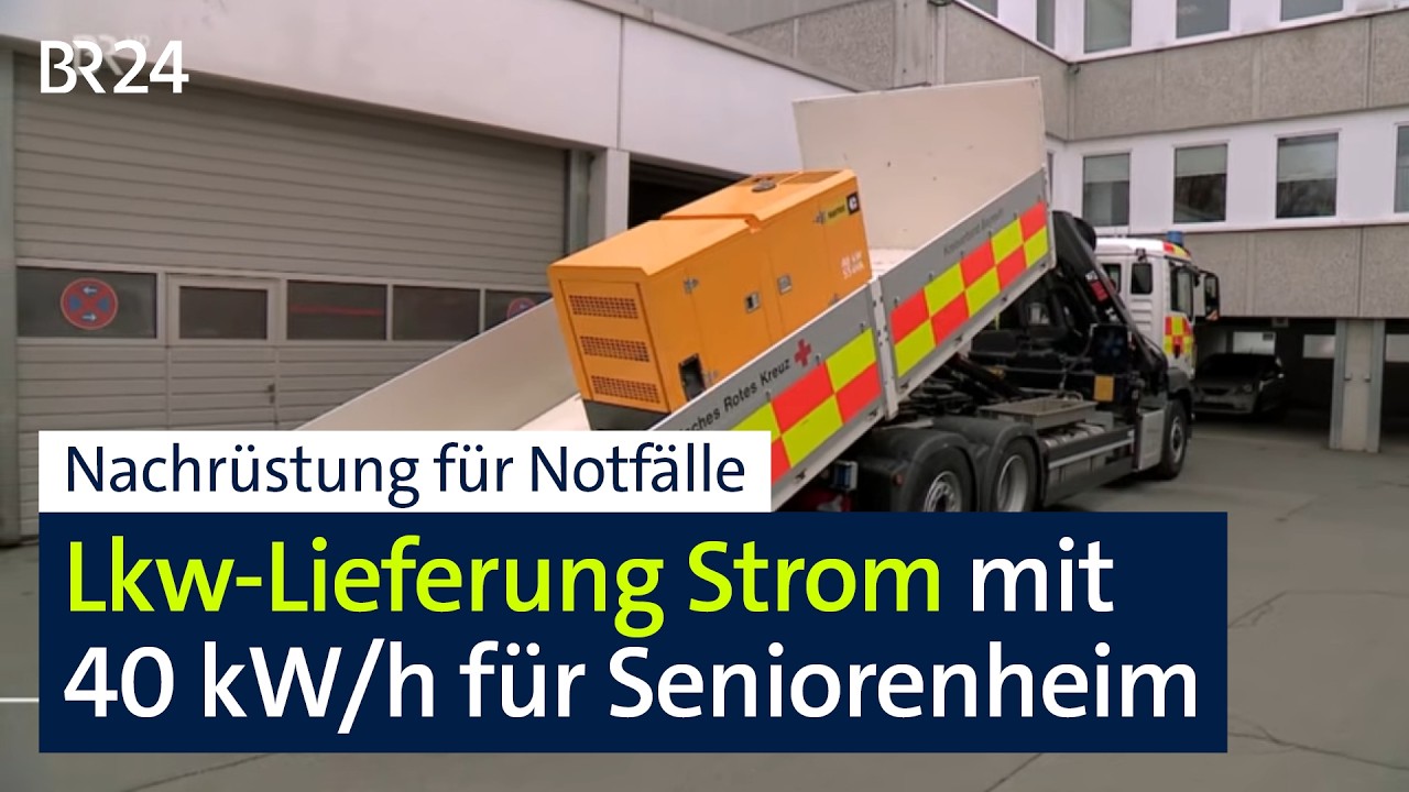 Ernstfall Stromausfall: BRK rüstet Seniorenheim mit Diesel-Generator | BR24