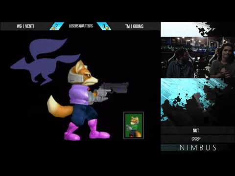 Nimbus #57 - WG  Venti (FoxMarth) VS TM  Gooms (Fox) - SSBM Losers Quarter-Final